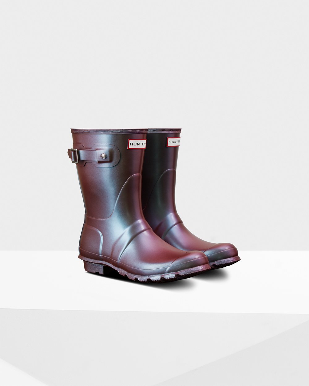 Women Hunter Original Nebula | Short Rain Boots Blue | NZ-89574-XAEZ